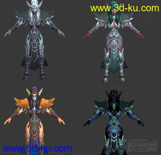 3D打印模型魔兽世界里多个贴图的泰兰德，你值得拥有的图片