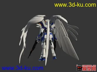3D打印模型飞翼零 天使化的图片