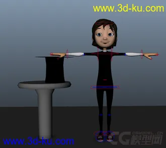 3D打印模型2015maya11s的小小魔术师的图片