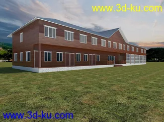 3D打印模型一个木屋的图片