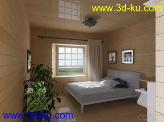 3D打印模型苏州某集团木屋样板房室内的图片