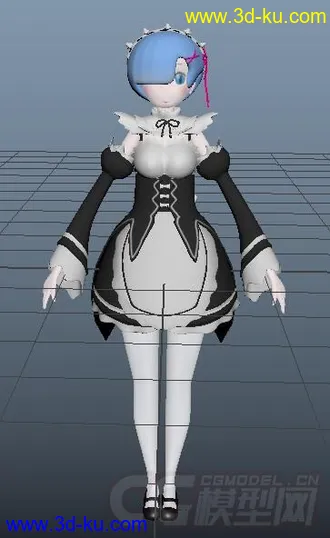 3D打印模型蕾姆（简模）的图片