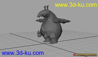 3D打印模型MAYA小象的图片