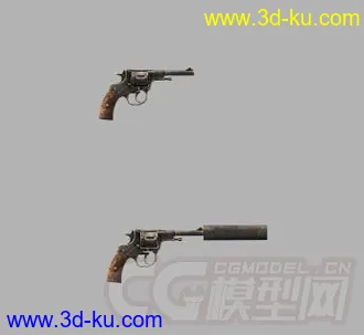 [全套军事模型]二战枪支系列独立分包Obj+贴图的图片