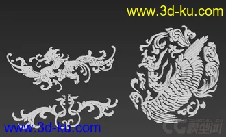 3D打印模型花纹的图片