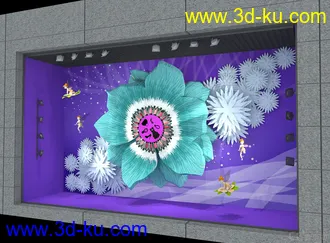 3D打印模型橱窗设计方案的图片