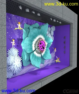 3D打印模型橱窗设计方案的图片