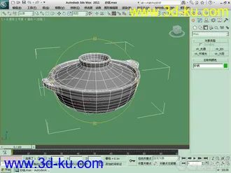 3D打印模型一个简单的砂锅的图片