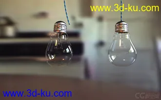 3D打印模型灯泡破碎动画的图片