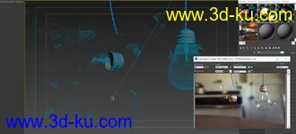 3D打印模型灯泡破碎动画的图片