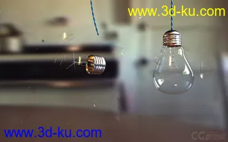 3D打印模型灯泡破碎动画的图片