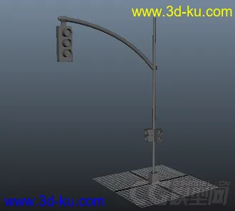 3D打印模型街道红绿灯的图片