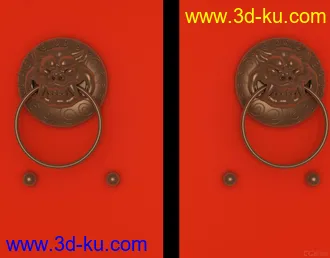 3D打印模型门环的图片