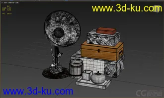 3D打印模型高精小摆件，写实，瓶子，箱子，灯的图片