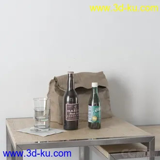 3D打印模型高精小摆件，写实，杯子，书本的图片