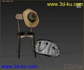 3D打印模型高精小摆件，写实，帽子，椅子，背包的图片