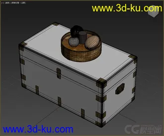 3D打印模型高精小摆件，写实，箱子的图片