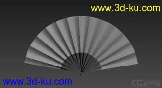3D打印模型折扇的图片