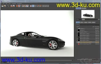 3D打印模型玛莎拉蒂，蜕皮动画的图片