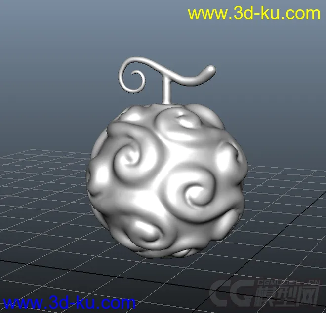 海贼王恶魔果实一枚！可3D打印！模型的图片4