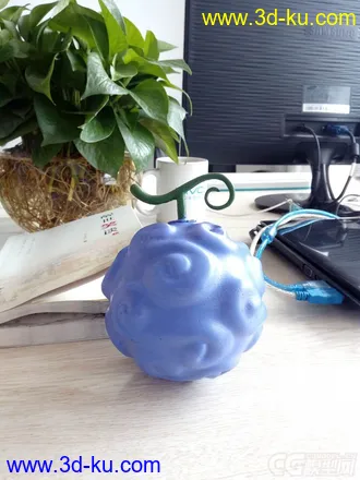 3D打印模型海贼王恶魔果实一枚！可3D打印！的图片