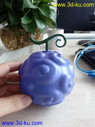 3D打印模型海贼王恶魔果实一枚！可3D打印！的图片