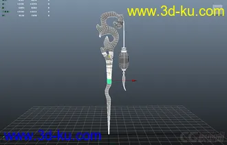 3D打印模型拐杖的图片