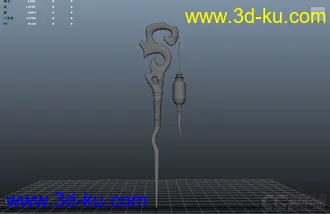 3D打印模型拐杖的图片