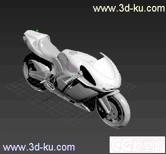 摩托模型 可拆卸零部件的图片