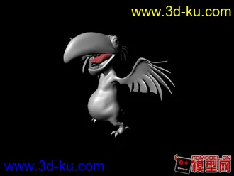 3D打印模型可爱鹦鹉的图片