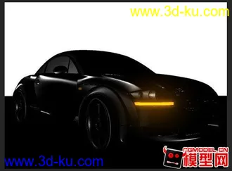 3D打印模型奥迪TT车模的图片
