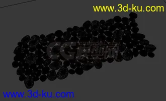 可以四方连续无限复制鹅卵石模型的图片