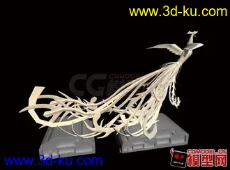3D打印模型雕像凤凰的图片