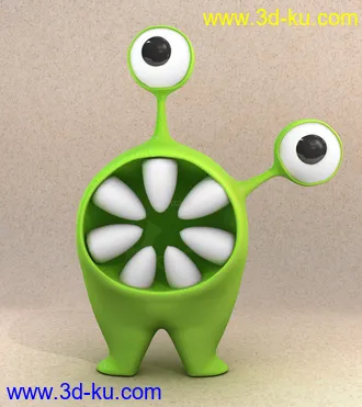 3D打印模型有灯光  有贴图的图片