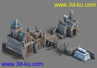 3D打印模型不错的欧式建筑的图片