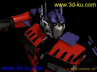 3D打印模型带绑定的带动画的变形金刚的图片