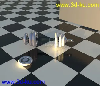 哑铃模型的图片