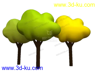 3D打印模型卡通树的图片