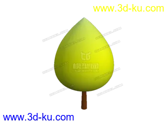 3D打印模型卡通树的图片