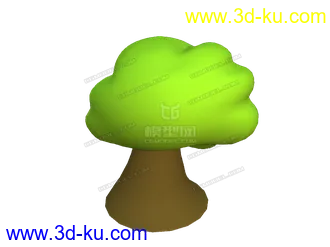 3D打印模型卡通树的图片