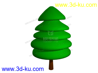 3D打印模型卡通树的图片