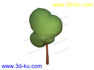 3D打印模型卡通树的图片