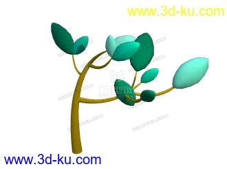 3D打印模型卡通树的图片