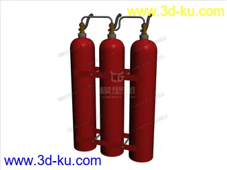 3D打印模型高精，写实，灭火器的图片