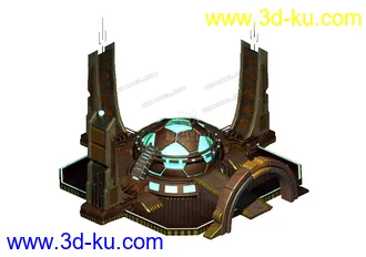 3D打印模型科幻建筑的图片