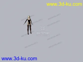 3D打印模型绑定人物，直线走路的图片