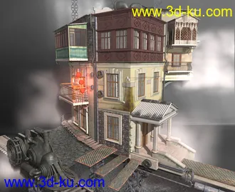 3D打印模型天空之城的图片