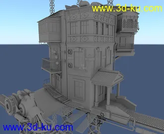 3D打印模型天空之城的图片