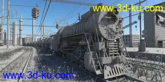 3D打印模型火车的图片