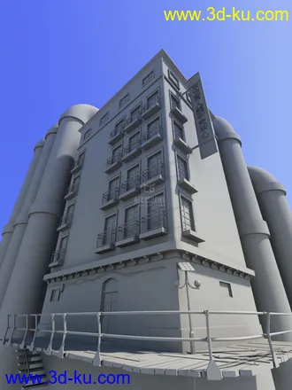 3D打印模型楼房的图片